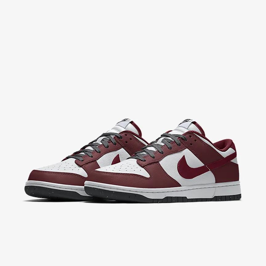 Nike Dunk Low By You Nam Trắng Đỏ